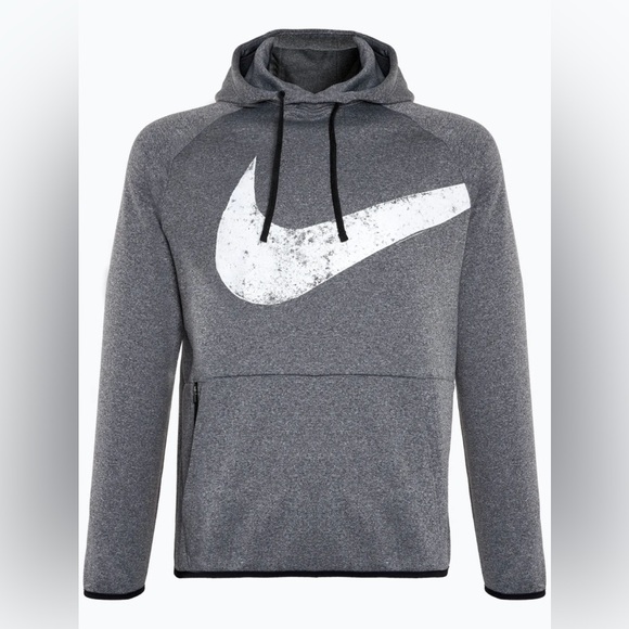 Nike Men's Therma-FIT Pullover Hoodie Grey Size Large NWOT - Picture 2 of 5